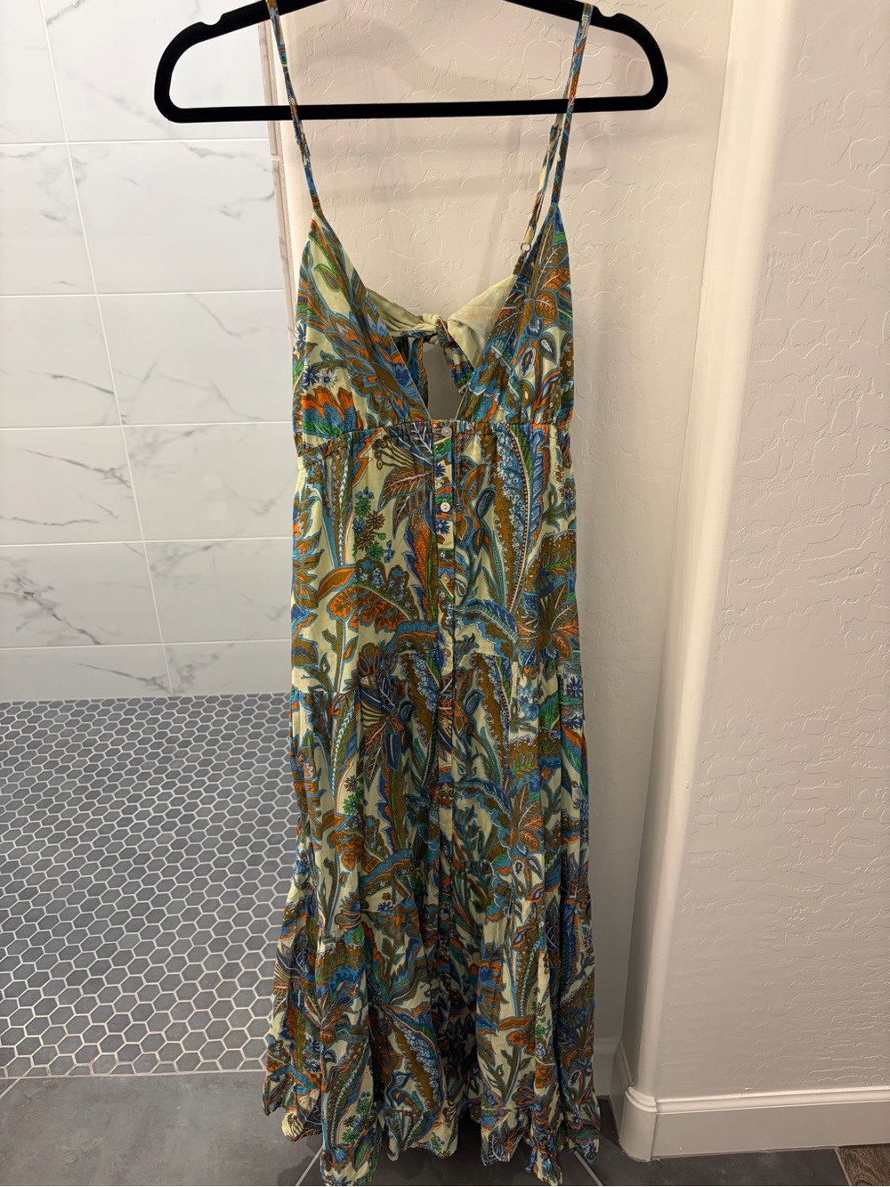 House of Harlow 1960 Multi-Color Paisley Maxi Dress